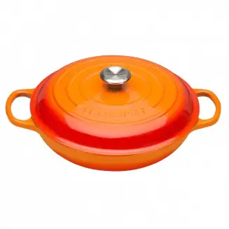 Uitverkoop Le Creuset multifunctionele braadpan 2,2 liter ø 26 cm gietijzer vulcanique