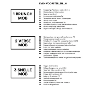 MOB veggie : lekker snel, gezond en niet te duur Exclusieve Aanbieding