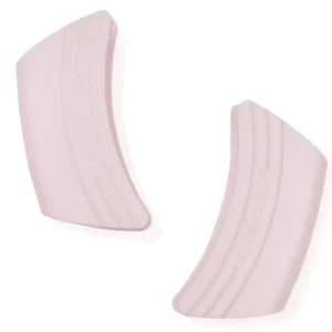 Le Creuset handvatten 12 x 6,5 cm silicone Shell Pink 2 stuks Nieuw