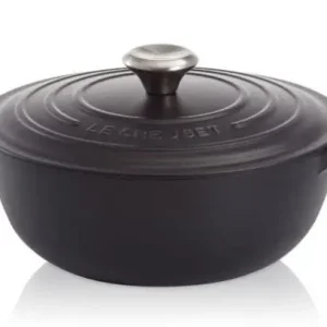 Le Creuset wok-braadpan ø 28 cm gietijzer mat zwart Superprijs