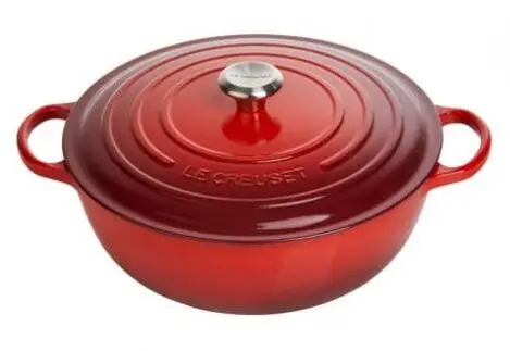 Le Creuset wok-braadpan ø 28 cm gietijzer kersrood Finale Uitverkoop