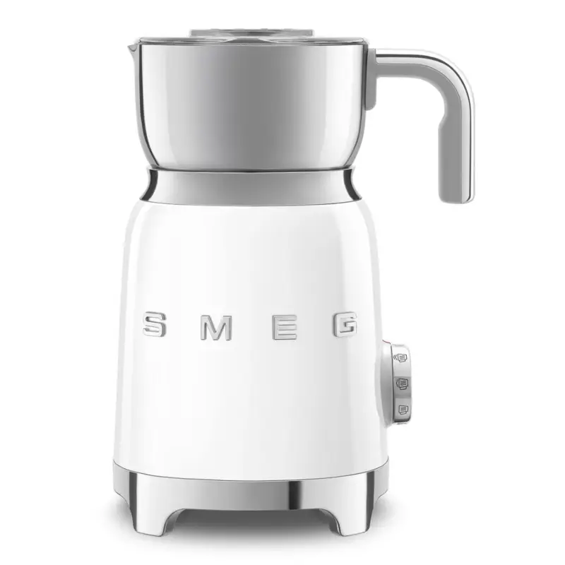 Smeg 50's style elektrische melkopschuimer 600 ml wit Uitverkoop
