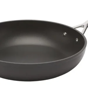 Le Creuset Les Forgées diepe koekenpan met tegengreep ø 28 cm aluminium Shop Nu