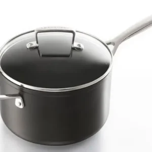 Shop Nu Le Creuset Les Forgées steelpan met glasdeksel 2,8 liter ø 18 cm aluminium