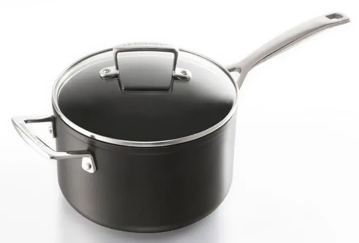 Shop Nu Le Creuset Les Forgées steelpan met glasdeksel 2,8 liter ø 18 cm aluminium
