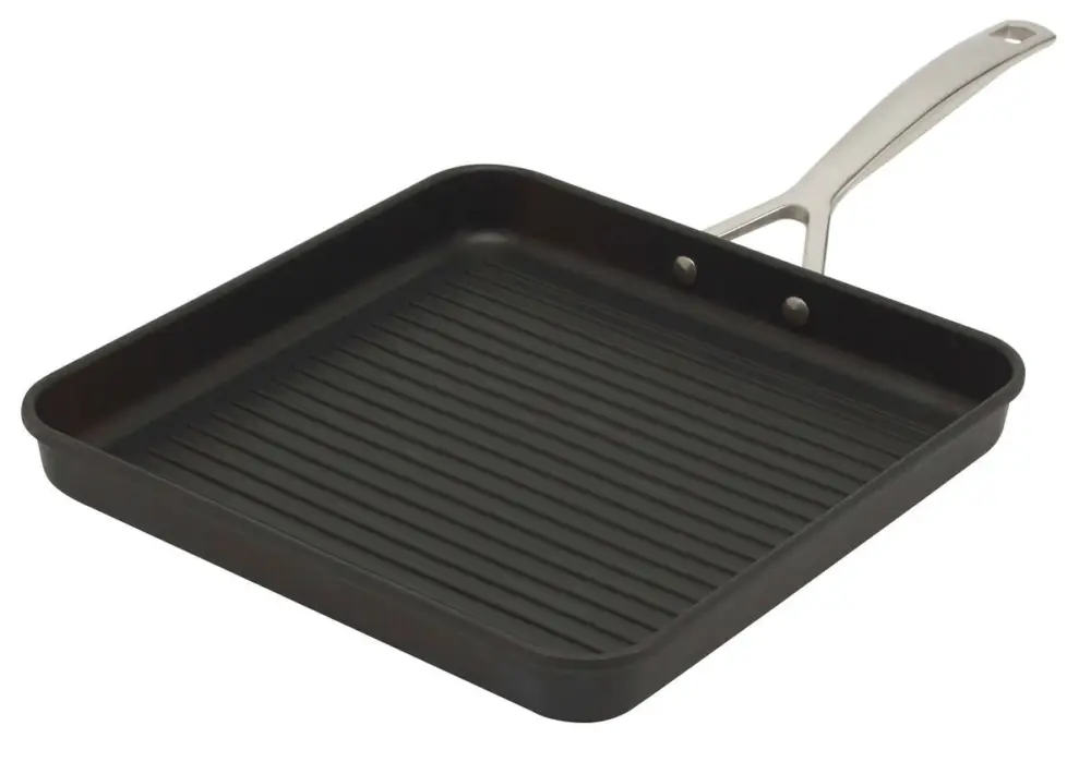 Le Creuset Les Forgées grillpan vierkant 28 x 28 cm aluminium Gratis Retour