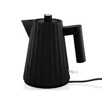 Alessi Plissé waterkoker 1 liter kunststof zwart Lage Prijs
