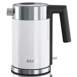 Graef waterkoker 1 liter kunststof rvs wit Flitsaanbieding