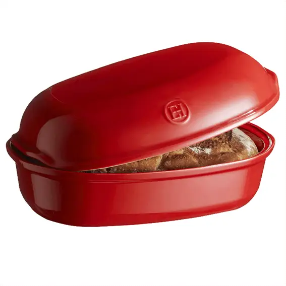 Emile Henry Le Pain Artisan broodbakpan 34 x 21,5 cm aardewerk Grand Cru Snelle Levering