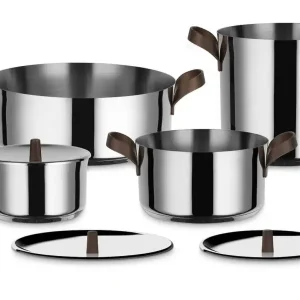 Weekendaanbieding Alessi Edo pannenset rvs 7-delig