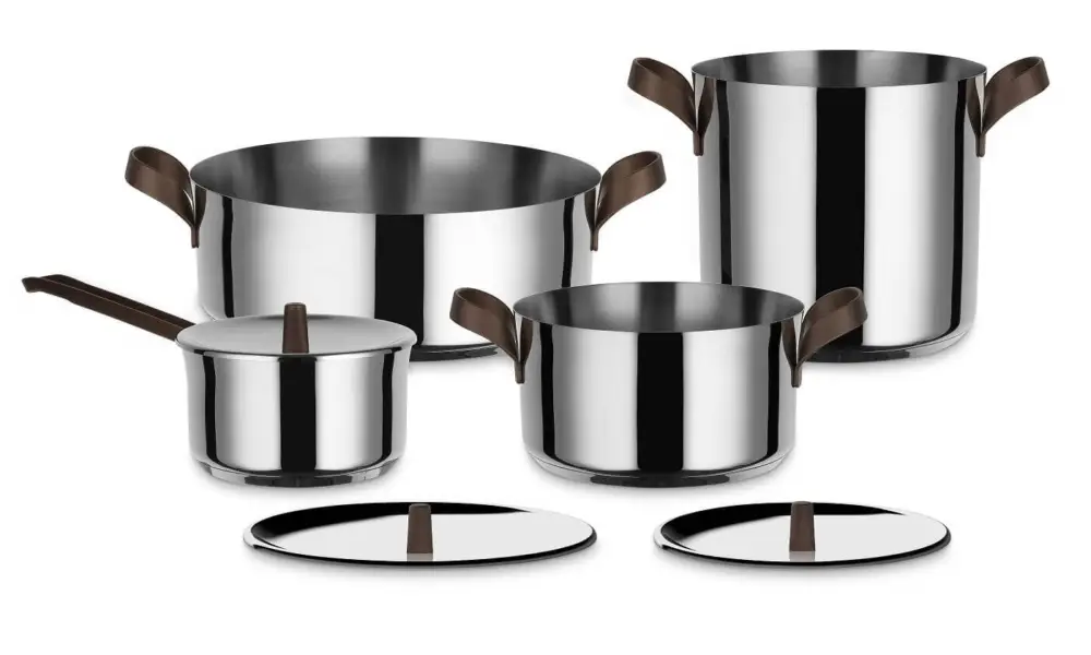Weekendaanbieding Alessi Edo pannenset rvs 7-delig