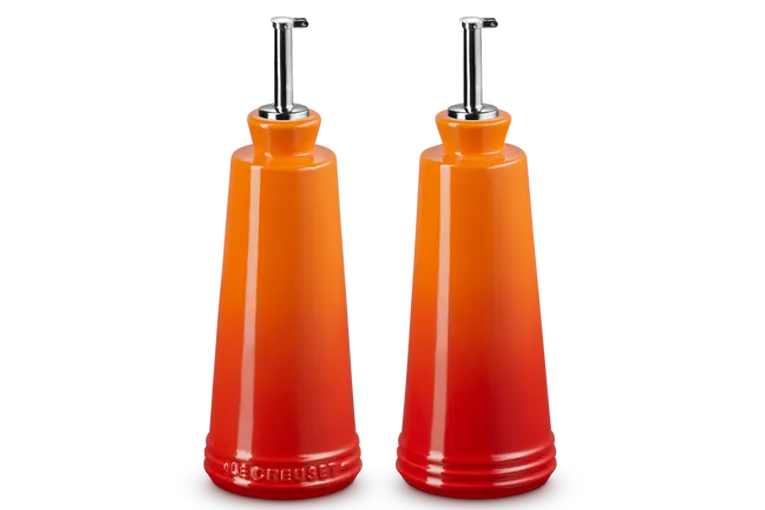 Le Creuset olie- en azijnset 300 ml aardewerk vulcanique Superprijs