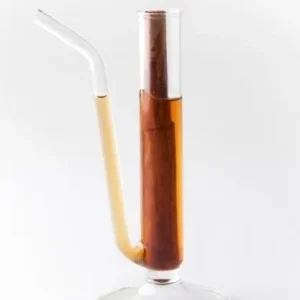 100% Chef Test Shot reageerbuis op voet met rietje glas Express Levering