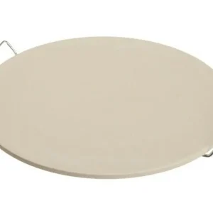 Oldenhof pizzasteen met houder ø 32,5 cm keramiek Exclusieve Aanbieding