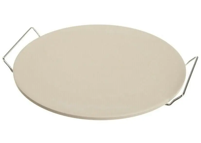 Oldenhof pizzasteen met houder ø 32,5 cm keramiek Exclusieve Aanbieding