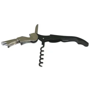 Flitsaanbieding Oldenhof 2-traps kelnersmes rvs zwart