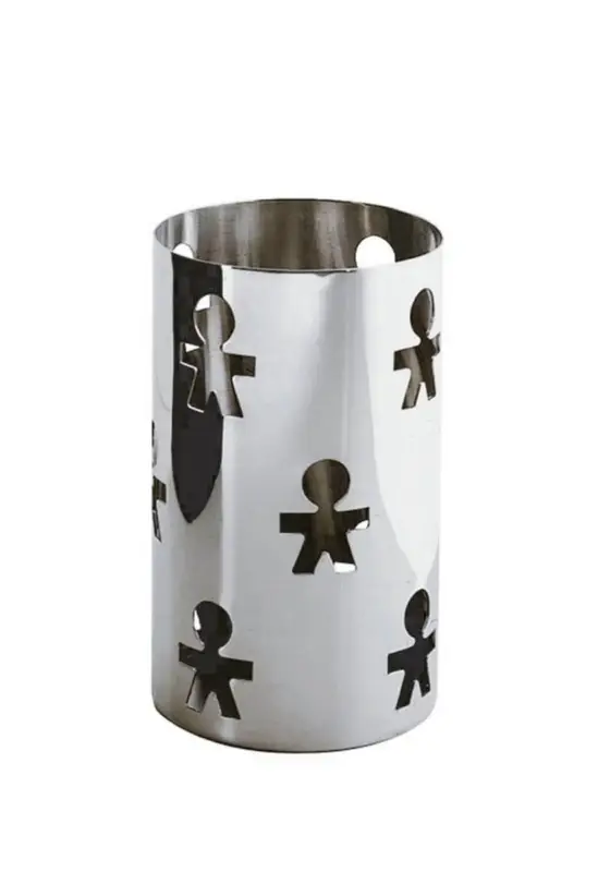 Flitsaanbieding Alessi Girotondo houder voor soepstengels ø 9 cm h 15 cm rvs