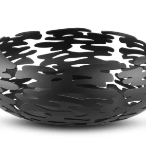 Aanbieding Alessi Barknest schaal ø 21 cm h 7 cm rvs zwart
