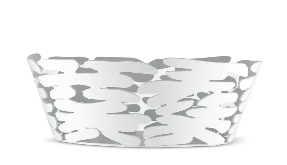 Veilige Betaling Alessi Barket schaal ø 18 cm rvs wit