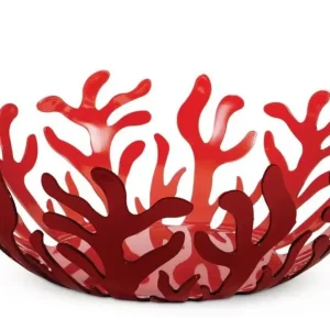 Korting Alessi Mediterraneo fruitschaal ø 29 cm rvs rood