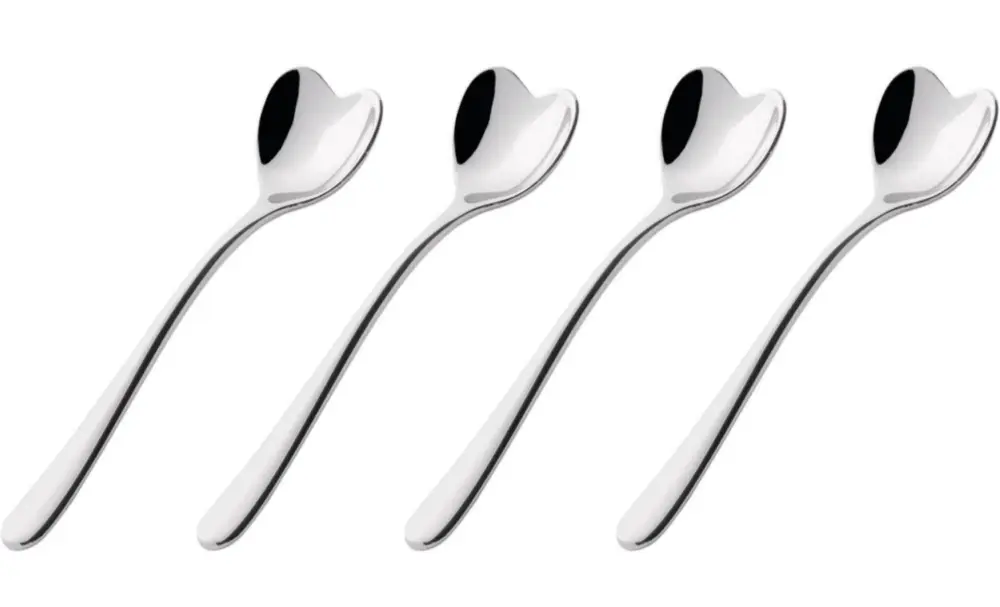 Gereduceerde Prijs Alessi koffielepel 10 cm rvs 4 stuks
