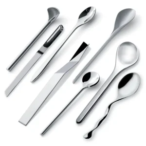 Aanbieding Alessi Il Caffé koffielepel rvs 8-delig
