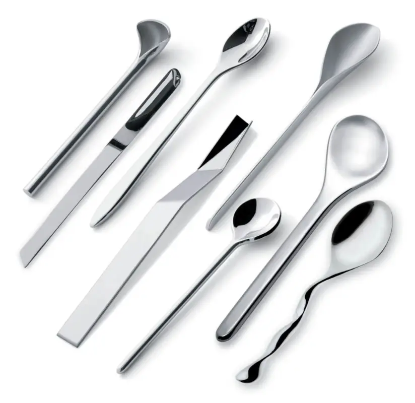 Aanbieding Alessi Il Caffé koffielepel rvs 8-delig