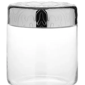 Alessi Dressed voorraadpot 750 ml rvs glas Uitverkoop