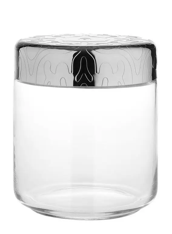 Alessi Dressed voorraadpot 750 ml rvs glas Uitverkoop