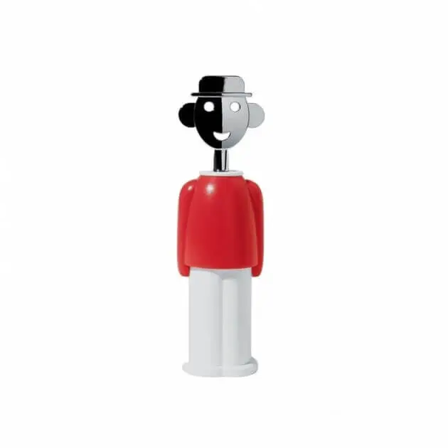 Populair Alessi Alessandro M. kurkentrekker kunststof rvs rood wit