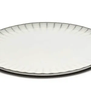 Serax INKU by Sergio Herman bord XL ø 27 cm h 1,7 cm aardewerk wit Shop Nu