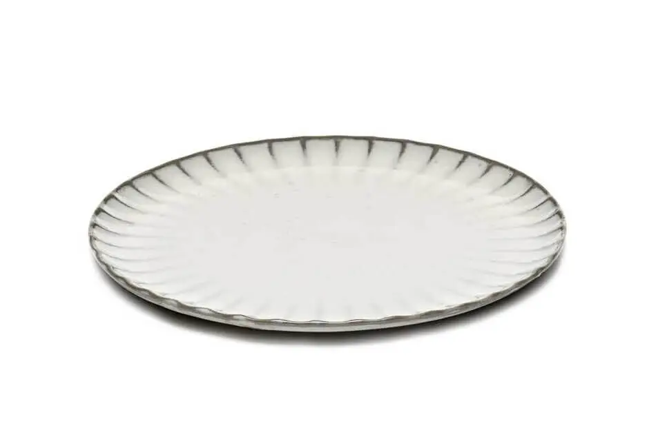 Bestel Nu Serax INKU by Sergio Herman bord M ø 21 cm h 1,7 cm aardewerk wit
