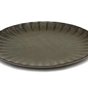 Serax INKU by Sergio Herman bord S ø 18 cm h 1,7 cm aardewerk groen Speciale Aanbieding
