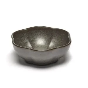 Serax INKU by Sergio Herman kom geribbeld M ø 11 cm h 4 cm aardewerk groen Bestseller