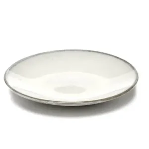 Fabrieksprijs Serax INKU by Sergio Herman schotel voor espressokop ø 12 cm h 1,6 cm aardewerk wit