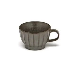 Betrouwbaar Serax INKU by Sergio Herman espressokop 100 ml aardewerk groen