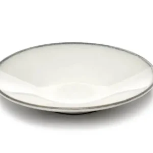 Serax INKU by Sergio Herman schotel voor koffiekop ø 14 cm h 1,4 cm aardewerk wit Flitsaanbieding