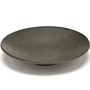 Serax INKU by Sergio Herman schotel voor koffiekop ø 14 cm h 1,4 cm aardewerk groen Superprijs