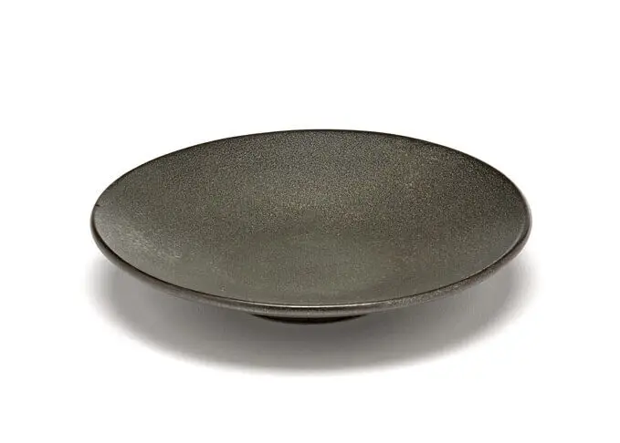 Serax INKU by Sergio Herman schotel voor koffiekop ø 14 cm h 1,4 cm aardewerk groen Superprijs