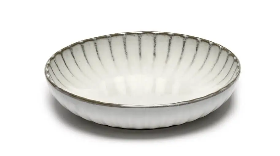 Shop Nu Serax INKU by Sergio Herman hoog bord S ø 19 cm h 4 cm aardewerk wit