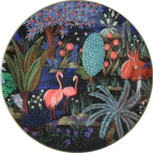 Gien Le Jardin du Palais Flamant Rose dessertbord ø 22 cm keramiek Op = Op