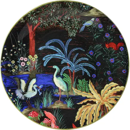 Gien Le Jardin du Palais Héron dessertbord ø 22 cm keramiek Gratis Retour