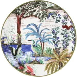 Gien Le Jardin du Palais Héron gebaksbord ø 17 cm keramiek Gratis Retour