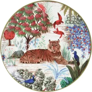 Gien Le Jardin du Palais Tigre gebaksbord ø 17 cm keramiek Betaalbaar