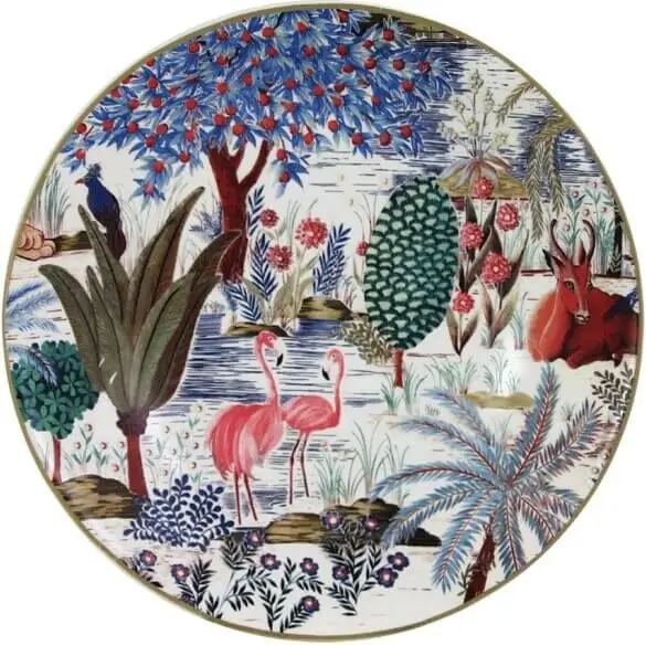 Premium Gien Le Jardin du Palais soep- en pastabord ø 22 cm keramiek
