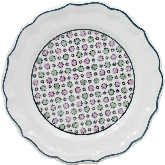 Lage Prijs Gien Dominoté Artifices dessertbord ø 23,2 cm keramiek
