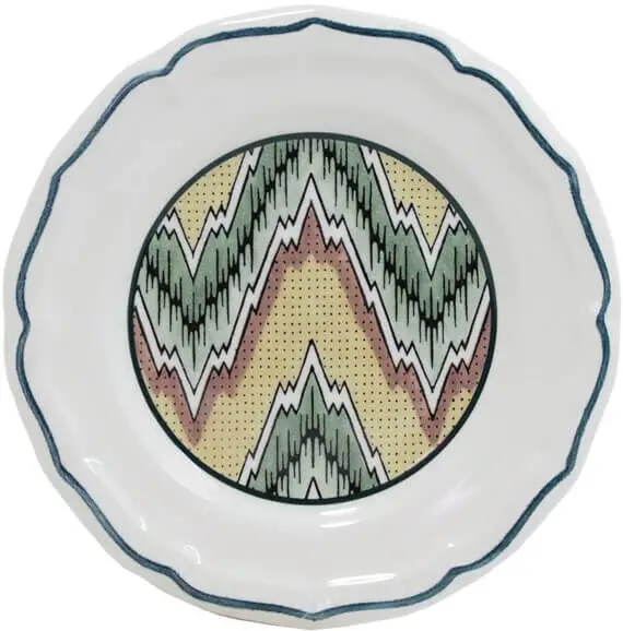 Exclusieve Aanbieding Gien Dominate Louis XIII gebaksbord ø 16,5 cm keramiek crème-groen