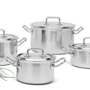 Beperkte Voorraad Spring Brigade Premium pannenset rvs 4-delig