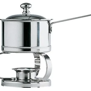 Spring Cristal sauspan met rechaud ø 10 cm 500 ml rvs glans Actieprijs