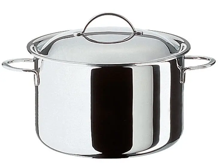 Op = Op Spring Cristal kookpan met deksel ø 16 cm rvs glans